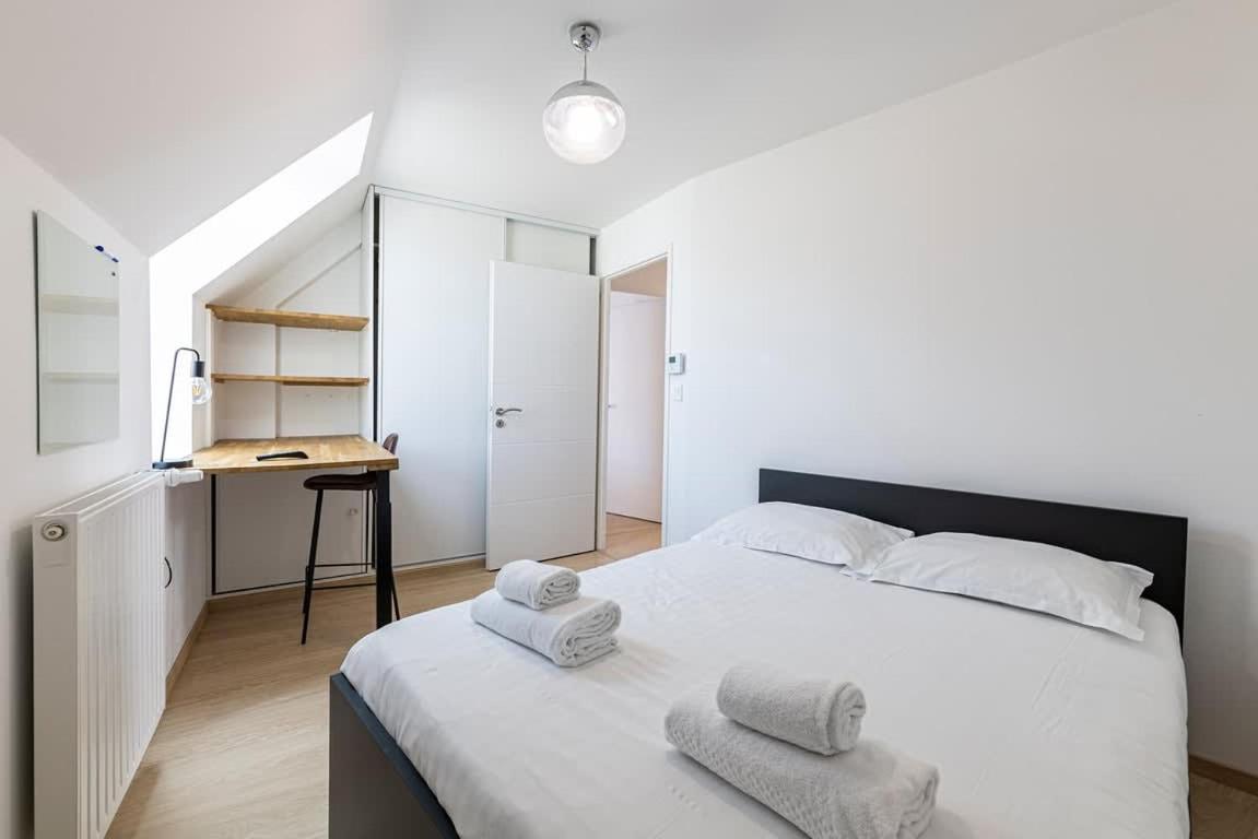 Le Maginot, T4 De Standing, Terrasse Et Parking Apartment Rennes Bagian luar foto