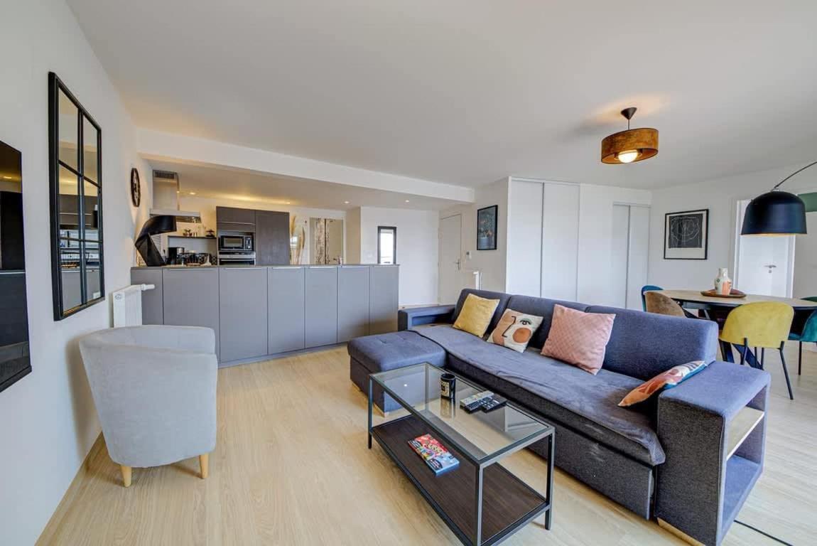 Le Maginot, T4 De Standing, Terrasse Et Parking Apartment Rennes Bagian luar foto